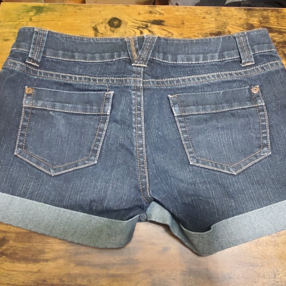 11.5 jean denim short women blue low waist